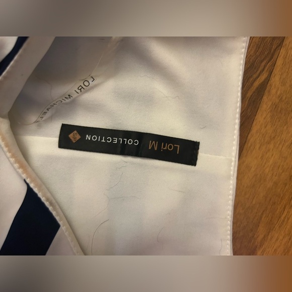 Striped Black and White Dress - Picture 3 of 4